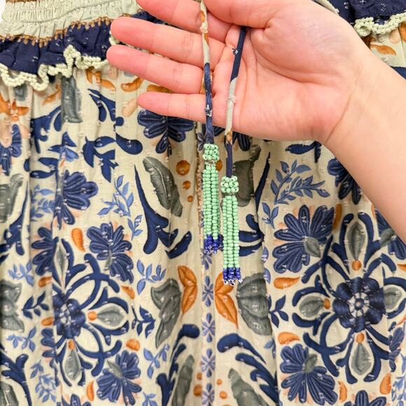 Farm Rio Ocean Tapestry Sleeveless Maxi Dress Size Large - Picture 8 of 9